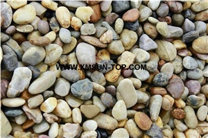Mixed Color Pebble Stone, Size:6-10 Cm/River Stone&Pebbles/Colorful Pebbles/Washed Pebbles/Irregular Pebbles/Pebble Pattern/Mixed Pebble Stone/Pebble for Landscaping Decoration