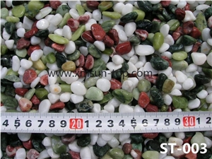 Multicolor Pebbles& Gravels, Mixed Color Polished Pebbles, Pebble River Stone, Small Size Pebble&Gravel for Decoration in Landscaping, Garden, Walkway
