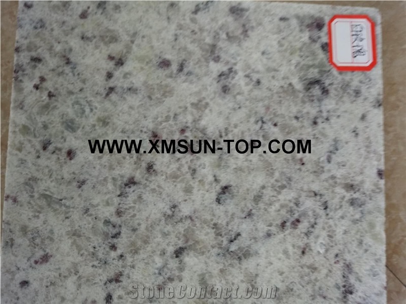 White Rose Granite Big Slabs & Tiles & Gangsaw Slab & Strips (Small Slabs) & Customized & Wall/Floor Covering/Brazil White Granite Flooring/White Solar Granite/Amarelo Olympic/Whellote Solar Granite