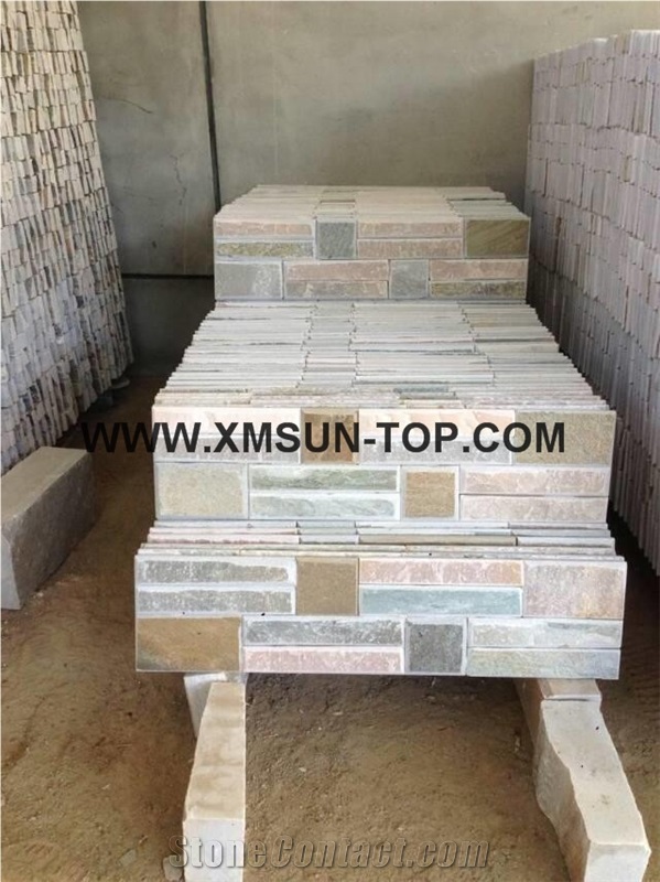 Yellow Cultured Stone Wall Tile/Cultured Stone Walling/Light Yellow Building Stone/Exterior Decoration/Stone Wall Cladding