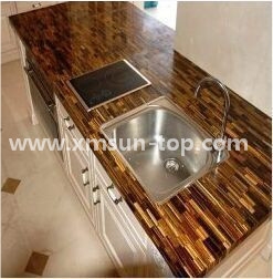 Yellow Tiger Eye Semiprecious Stone Kitchen Countertops/Semi Precious Kitchen Worktops/Engineered Stone Countertop/Custom Countertops/Kitchen Desk Tops