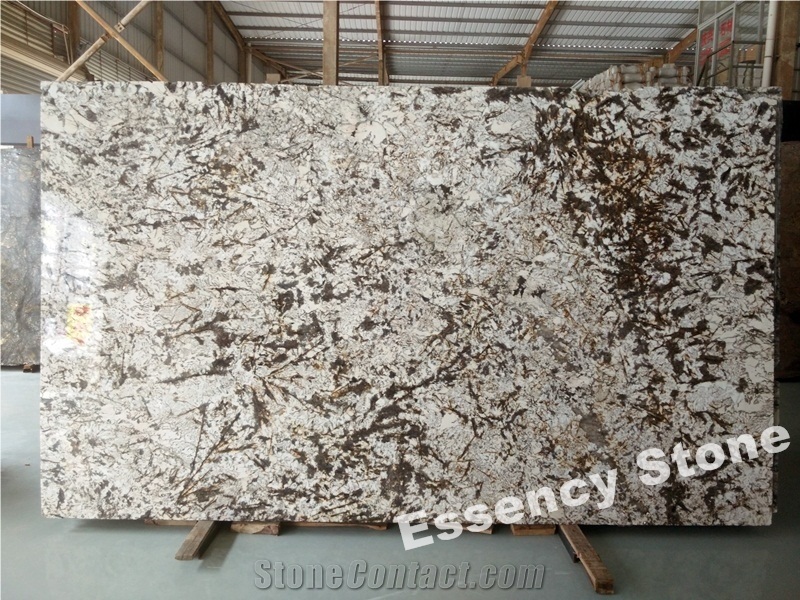 Bianco Alps Granite Slabs,White Genesis Granite