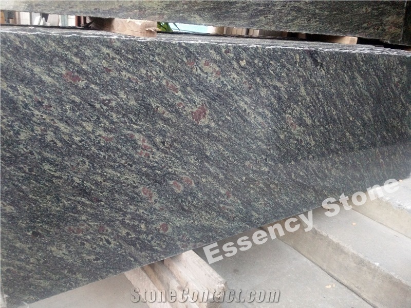Tropical Green Granite,Verde Kerala Green,Imperial Green Granite Slab from  China 