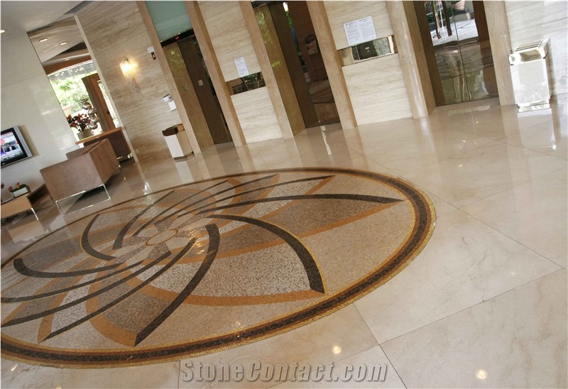 Italy Travertino Rom Romano Scuro Striato Beige Travertine,Polished Natural Stone Tiles & Slabs, Quarry Owner Floor&Wall Cover,Patio Pavement,Clading,Interior Decoration