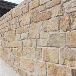 Field Stone Yellow River Sandstone for Building and Walling