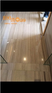 Athen Wood Wooden Grain Chinese Marble Slabs Tiles Natural Stone Products Floor Large Quantity Projects