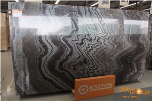 China Black Marble Polished Tiles & Slabs/ Chinese Grey Cordillera Wall Covering/Floor/Project/Bookmatch/Building Stone/Big Quantity/Low Price