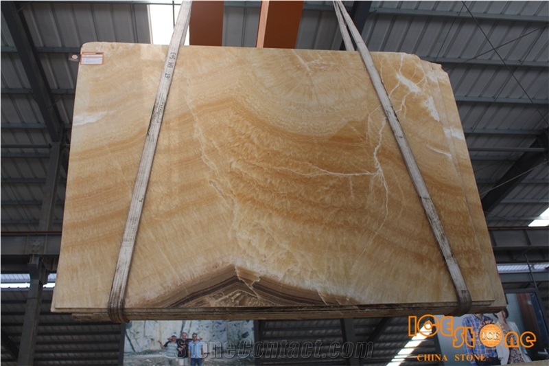 China Honey Onyx Yellow Onyx Polished Slabs Chinese Manufactory Warehouse Floor&Wall Covering Counter Top Natural Stone for Decoration Project