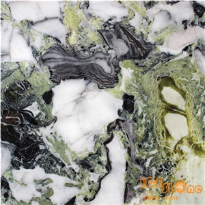 China Ice Green Connect Bookmatch Polished Marble Tiles & Slabs/White Beauty/Chinese Floor Covering/ Wall/Decoration/Jade/Popular All over the World