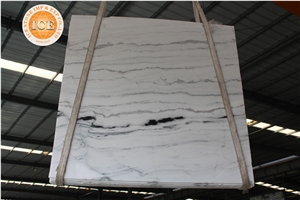 China Panda White Marble Tils/Slabs/Blocks