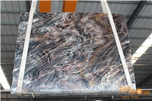 China Polished Louis Agate Red Marble Tiles & Slabs/Chinese Louis/Guinness/Bookmatch Tv Set Wall/Floor Covering/Opus Pattern/Jumbo