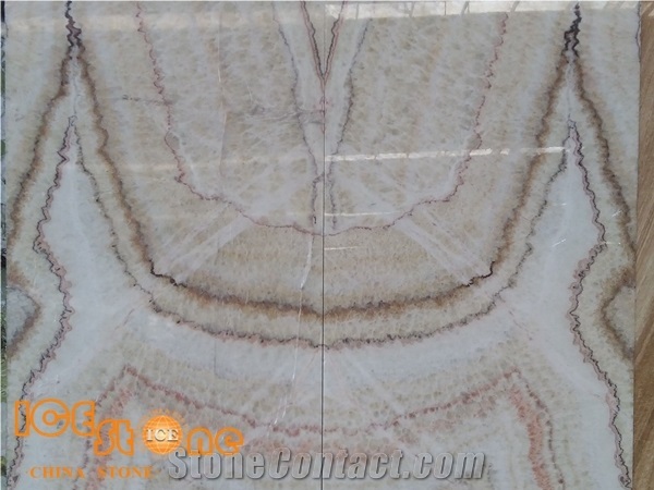 China Rainbow Onyx Slabs & Tiles, Onyx Wall Covering