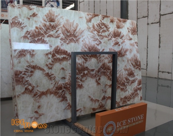 China Red Onyx Carol Onyx Red House Onyx Flame Onyx Bookmatch Onyx Slabs and Tiles