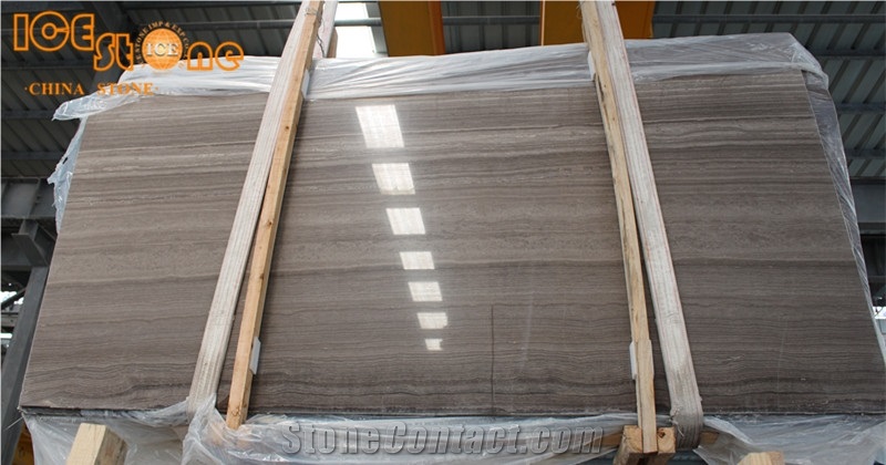 Chinese Coffee Wood Marble Slabs/Wooden Grain Patterns Natural Stone/Home & Hotel Building Materials/Wall & Floor Covering/Cut to Size/Direct Factory