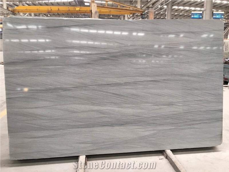 Chinese Factory Polished Grey Storm Marble Slabs Tiles; Cloudy Grey Natural Stone from China; Countertops Interior Decorated; Wall & Floor Covering