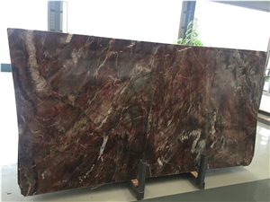 Chinese Factory Quarry Polished Louis Red Marble Slabs Tiles China Venice Red Stone for Wall Floor Covering Project Changable Pattern