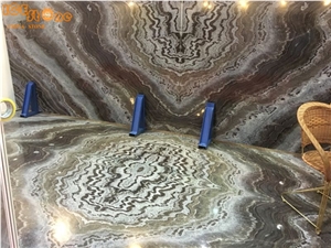 Cordillera Chinese Marble Slabs Tiles Black Dark Vein Bookmatch Polished Wall Cladding Floor Covering