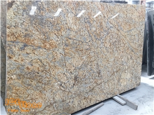 Giallo Fiorito Granite Slabs and Tiles