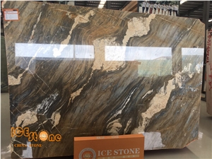 Good Price Chinese Gold Marble Slabs & Tiles, Floor & Wall Covering, Countertop, China Polished Marble Bookmatch