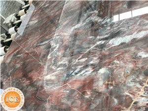 Good Quality Red Marble Venice Red Marble Slabs & Tiles, Red Louis Agate Marble Slabs & Tiles