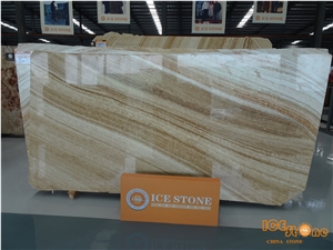 Hot Sale Gold Dragon Onyx Slab & Tiles for Covering, China Yellow Onyx
