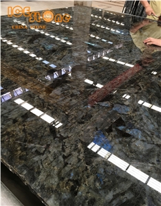 Labradorite Precious Stone/Gemstone Granite Slabs/Decoration Jade Stone Slab Tiles