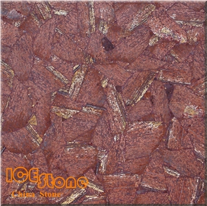 Leopard Skin Red Semiprecious Stone Slabs