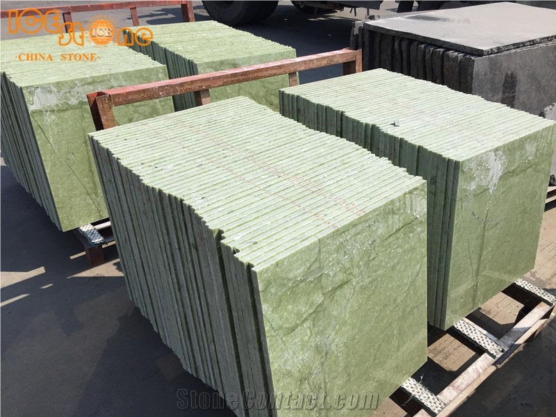 Ming Green Chinese Marble/Dandong Tiles Slabs/Wall & Floor Covering/Home & Hotel Decoration Building Stone/Cut to Size/Direct Factory