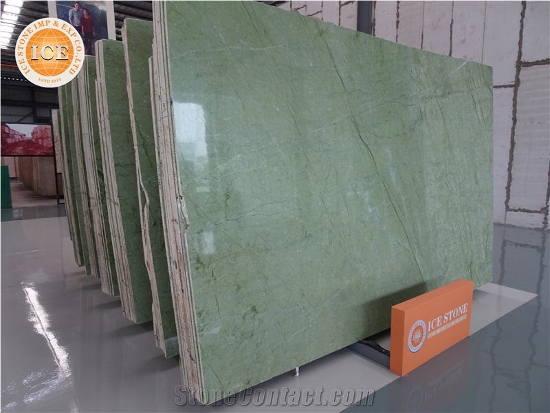 Ming Green Marble Slabs/Cut to Size Tiles, Verde Ming Green Marble