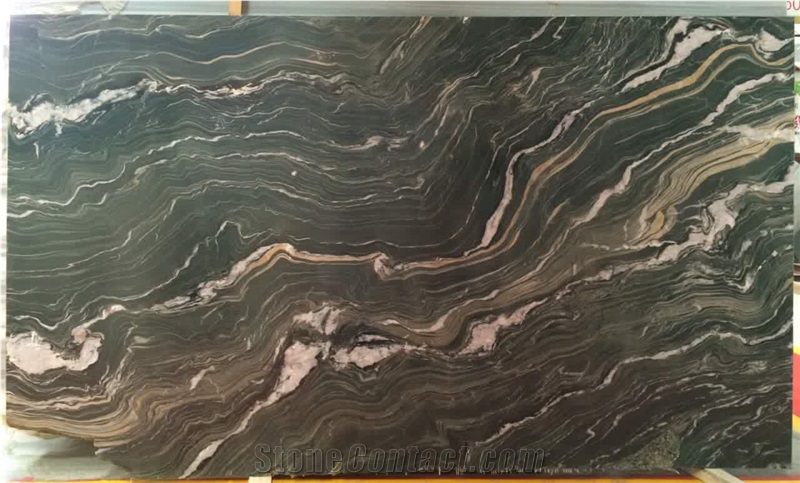 Nine Dragon Jade Green Fantasy Marble/Bookmatch Wall Cladding Floor Covering Tiles Slabs Polished