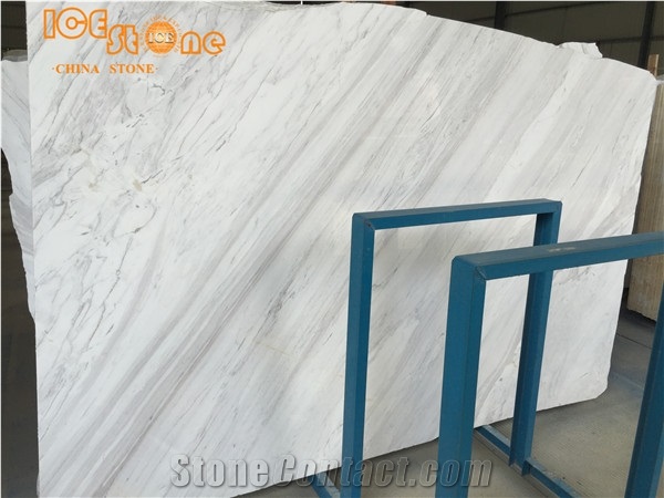 Popular White Marble Slab Volakas White Marble Tiles