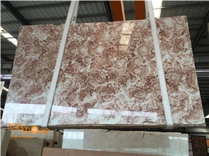 Red House Onyx Slab in Stock, China Red Onyx