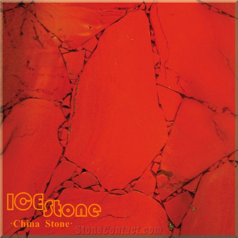 Red Jasper Precious Stone Slabs Gemstone Panel