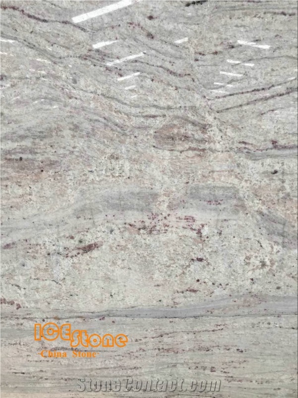 River White Granite Polished Slabs, India White Granite