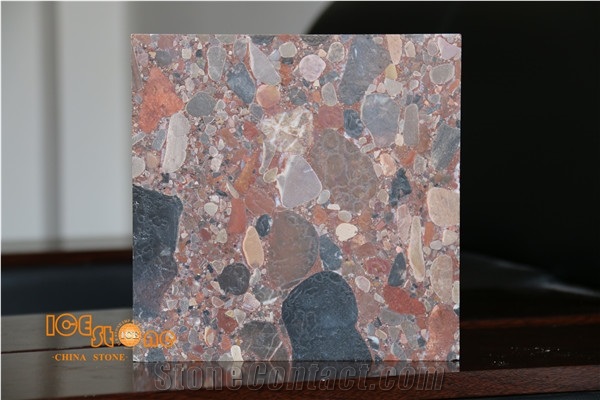 Riverstone Slabs Rain Pebble Granite Tiles & Slabs 12x12 Tiles