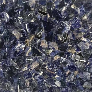 Solidate Blue Agate Jasper Handmade Semi Precious Stone Slab Tiles Composite Full for Countertop Luxury Decoration