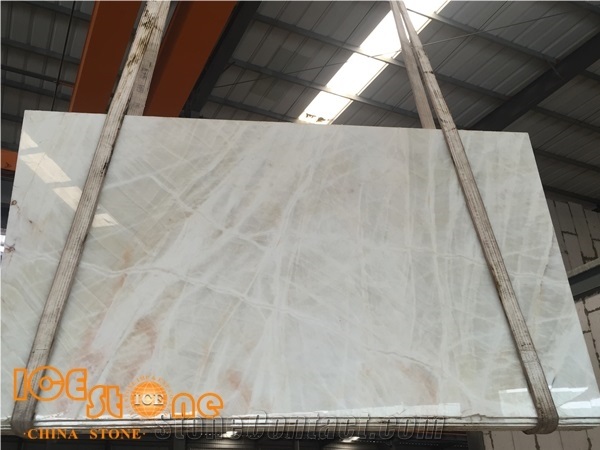 White Onyx Slabs Tiles Natural Stone Products Transparancy