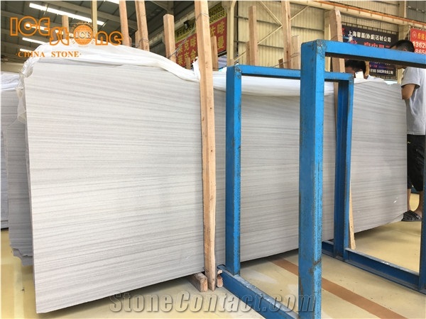 White Wood Marble Slabs & Tiles, China White Marble for Floor Covering Wall Covering Countertop