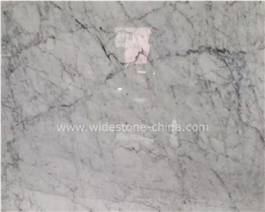 Bianco Carrara White Marble Counter Tops, Biano Carrara Top Laminated Bullnose