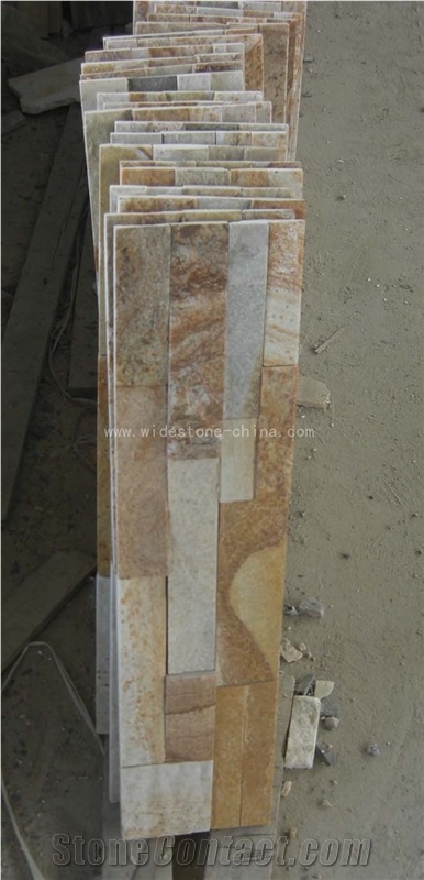 China Quartzite Cultured Stone/Wall Cladding/Stacked Stone Veneer/Corner Stone Clearance