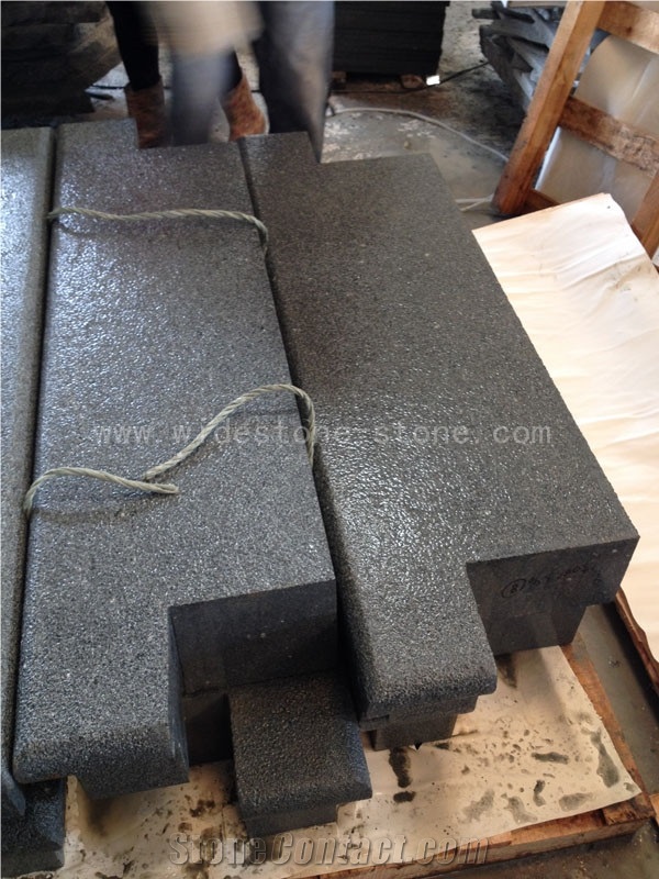 Chinese Green Granite G612 Zhangpu Green Granite Stairs &Steps Blocks for Outdoor