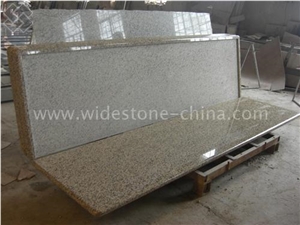 G682 Granite Kitchen Tops, Desk Tops, Bench Tops with Bullnose Edge, Chinese Yellow Granite Countertop,Sunset Granite Tops