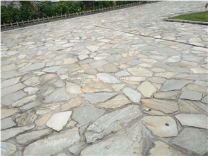 Lowes Natural Slate Flooring Patio Flagstones Slate,Irregular Flagstones for Wall and Road Paving