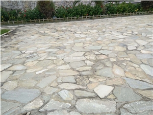 Lowes Natural Slate Flooring Patio Flagstones Slate,Irregular Flagstones for Wall and Road Paving