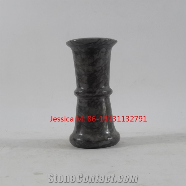 Black Marble Pillar Candle Holders from China