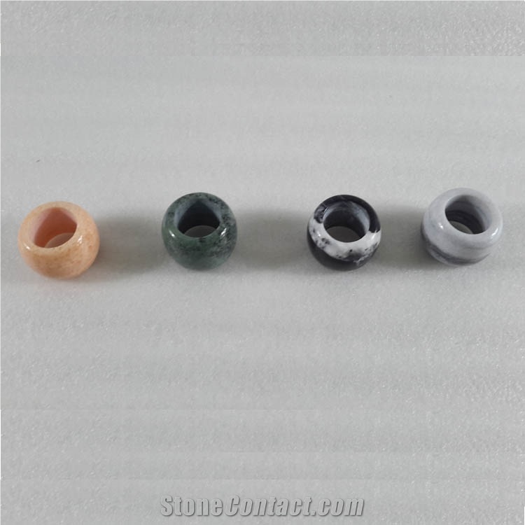 Color Marble Napkin Rings
