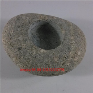 Pebble Tealight Candle Holders /River Rock Tealight Candle Holders