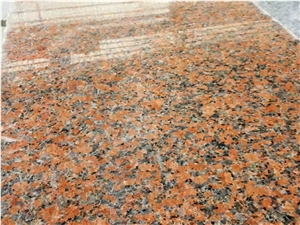G562 China Mapel Leaf Red Fengye Red Granite Polished Slabs Tiles