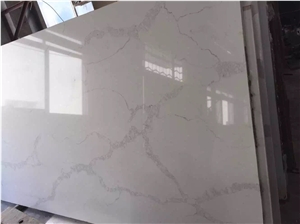 White Calacatta Quartz, Artificial Stone, Solid Surface Slabs, Tiles