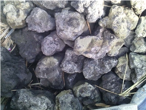 Black Scoria Rock Pebble & Gravel, Black Scoria Lavastone Rock, Indonesia Black Scoria Rock Volcanic Stone